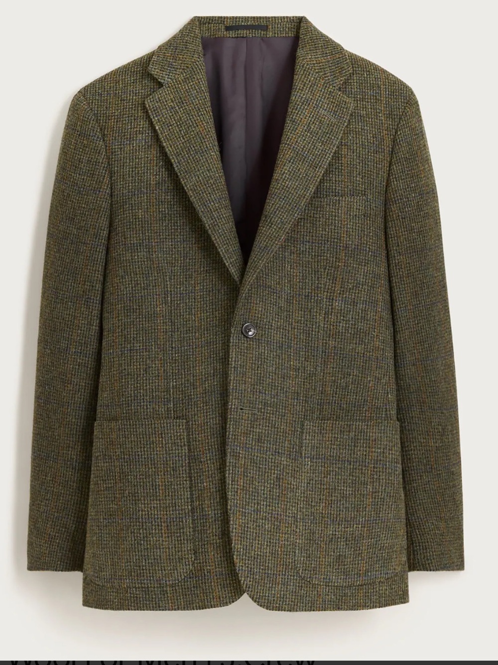 J. CREW NWOT Moon Wool Sport Coat Collection Men's Green Plaid Tweed Blazer 48R